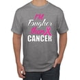 thumbnail image 1 of I'm Tougher Than Cancer Men's Graphic T-Shirt, Heather Grey, X-Large, 1 of 3