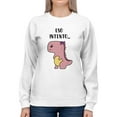 thumbnail image 1 of I'm Trying Sweatshirt Women -Smartprints Designs, Female Medium, 1 of 4