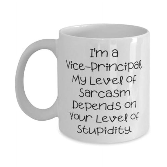 I'm a Vice-Principal. My Level of. Vice-Principal 11oz Mug, New Vice-Principal Gifts, Cup For Coworkers from Coworkers, Funny coffee mug, Funny mug, Mug gift, Coffee mug gift