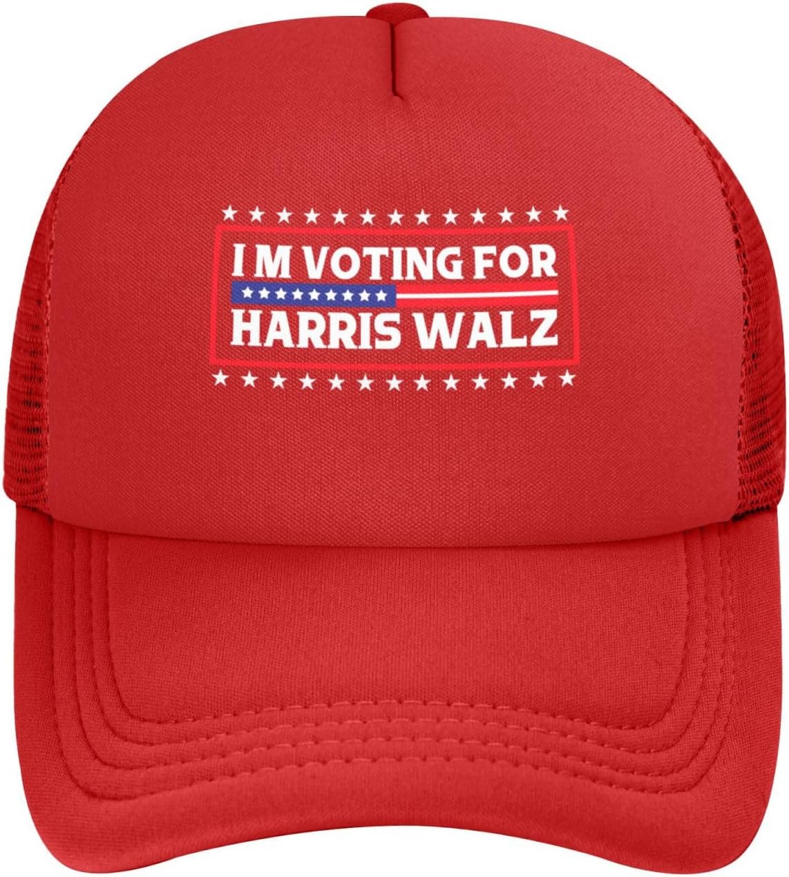 I'm Voting for Harris Walz 2024 Baseball Cap Mesh Stylish Adjustable