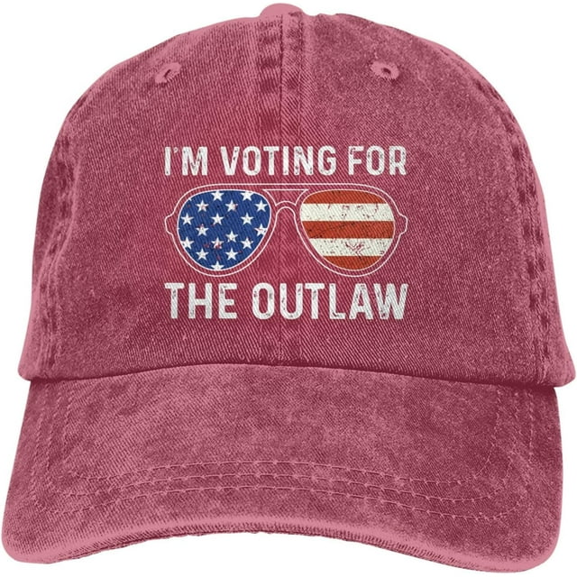 I'm Voting for The Outlaw 2024 Baseball Hat Vintage Caps for Men Women