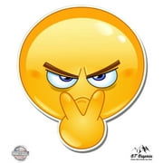 Im Watching You Emoji - 5 Vinyl Sticker - For Car Laptop I-Pad - Waterproof Decal