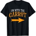 thumbnail image 1 of I'm With Carrot Halloween Costume Funny Couples Carrot T-Shirt, 1 of 4