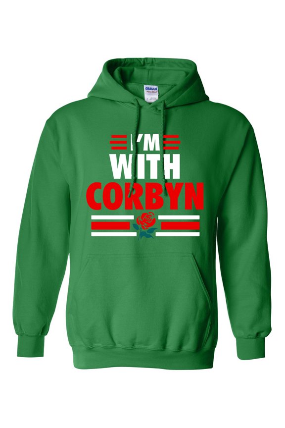 I'm With Corbyn Politician Campaign Support DT Sweatshirt Hoodie