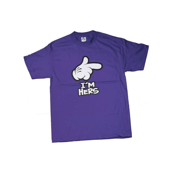 I'm With Her! Graphic T-shirt Purple, Large