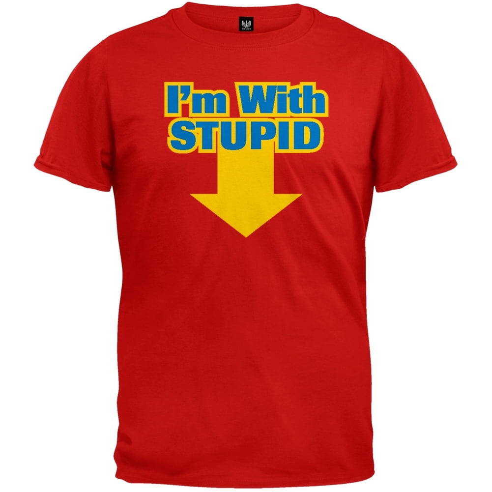 I'm With Stupid T-Shirt - 2X-Large - Walmart.com