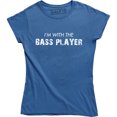 thumbnail image 1 of I'm With The Bass Player - Funny Music Band Guitarist Women's T-Shirt, 1 of 4