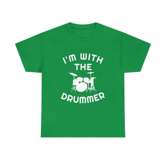 I'm With The Drummer Drum Kit Instruments T-Shirt