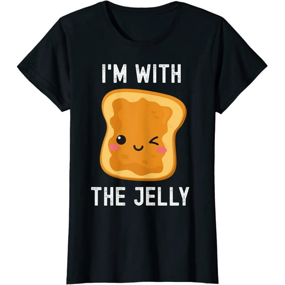 I'm With The Jelly Peanut Butter Best Friend Couples T-Shirt