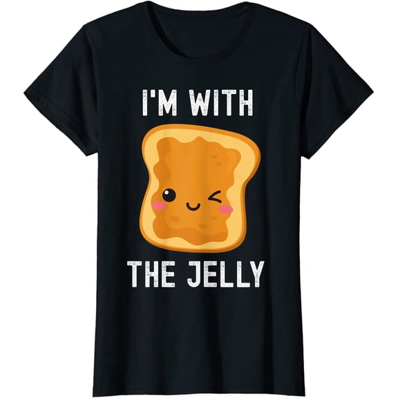 I'm With The Jelly Peanut Butter Best Friend Couples T-Shirt