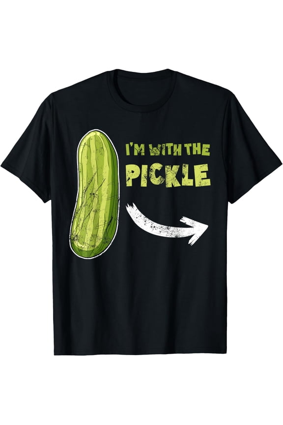 I'm With The Pickle Matching Halloween Costumes for Couples T-Shirt