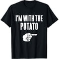 thumbnail image 1 of I'm With The Potato Funny Halloween Couple Costume Gift T-Shirt, 1 of 4