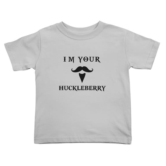 I'm Your Huckleberrys Funny Toddler T Shirts for Boys Girls (Gray, Youth S)