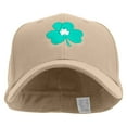 thumbnail image 1 of I'm Your Lucky Charm Big Size Stretchable Deluxe Fitted Cap - Khaki XL-2XL, 1 of 5