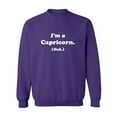 thumbnail image 1 of I'm a Capricorn. (Duh.) Crewneck Sweatshirt, 1 of 3