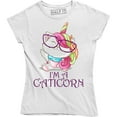thumbnail image 1 of I'm a Caticorn - Cute Meowgical Kittycorn Women's T-Shirt, 1 of 4