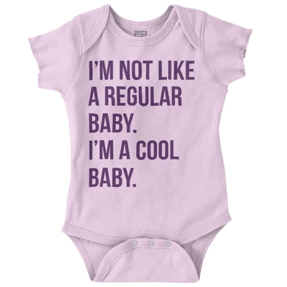 I'm a Cool Baby Funny Movie Quote Romper Boys or Girls Infant Baby Brisco Brands 12M