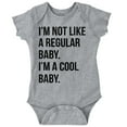 thumbnail image 1 of I'm a Cool Baby Funny Movie Quote Romper Boys or Girls Infant Baby Brisco Brands 12M, 1 of 6