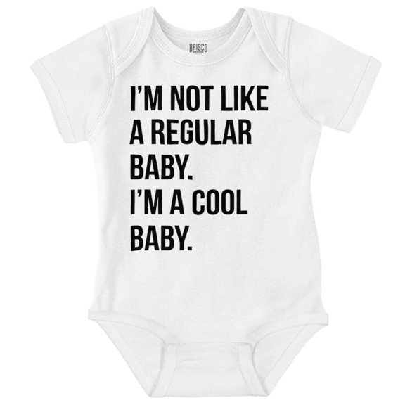 I'm a Cool Baby Funny Movie Quote Romper Boys or Girls Infant Baby Brisco Brands NB