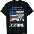 thumbnail image 1 of I'm a Grumpy Old Air Force Veteran T-Shirt for Men Women T-Shirt, 1 of 4