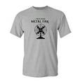 thumbnail image 1 of I'm a Huge Metal Fan Sarcastic Humor Joke Graphic Tees Novelty Sarcasm Laugh Christmas Gift For Party Lovers Funny Mens T Shirt, 1 of 5