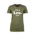 thumbnail image 1 of I'm a Leo. (Duh.) Womens crewneck tee, 1 of 2