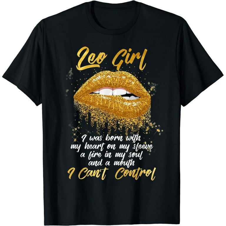 I'm A Leo Girl Shirt Funny Birthday T-Shirt For Women I'm A Leo Girl Shirt Funny Birthday T-Shirt For Women