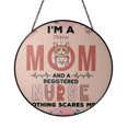 thumbnail image 1 of I'm a Manx Mom and a Registered Nurse Nothing Scares Me Stained Glass Suncatcher Cat Lover Kitten Owner Gifts Window Hanging Sign Decor - 00002, 1 of 5