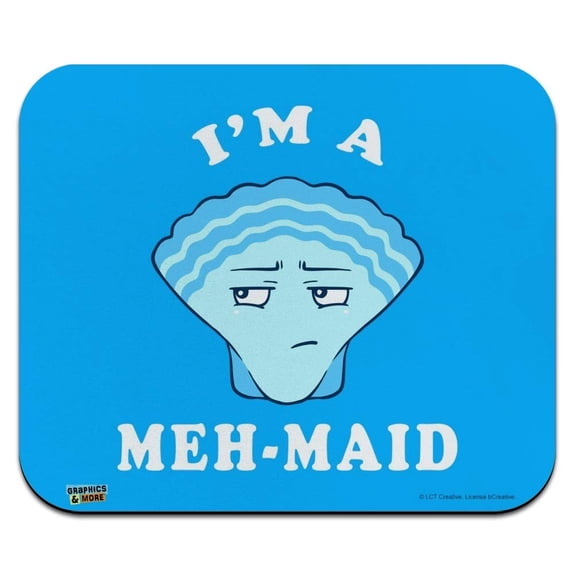 I'm a Meh-Maid Funny Humor Low Profile Thin Mouse Pad Mousepad