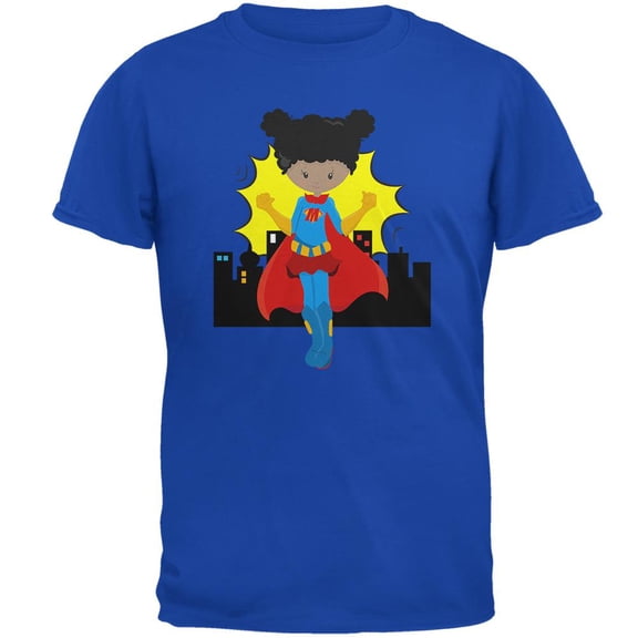 I'm a Mom What's Your Super Power Mens Soft T Shirt Royal X-LG