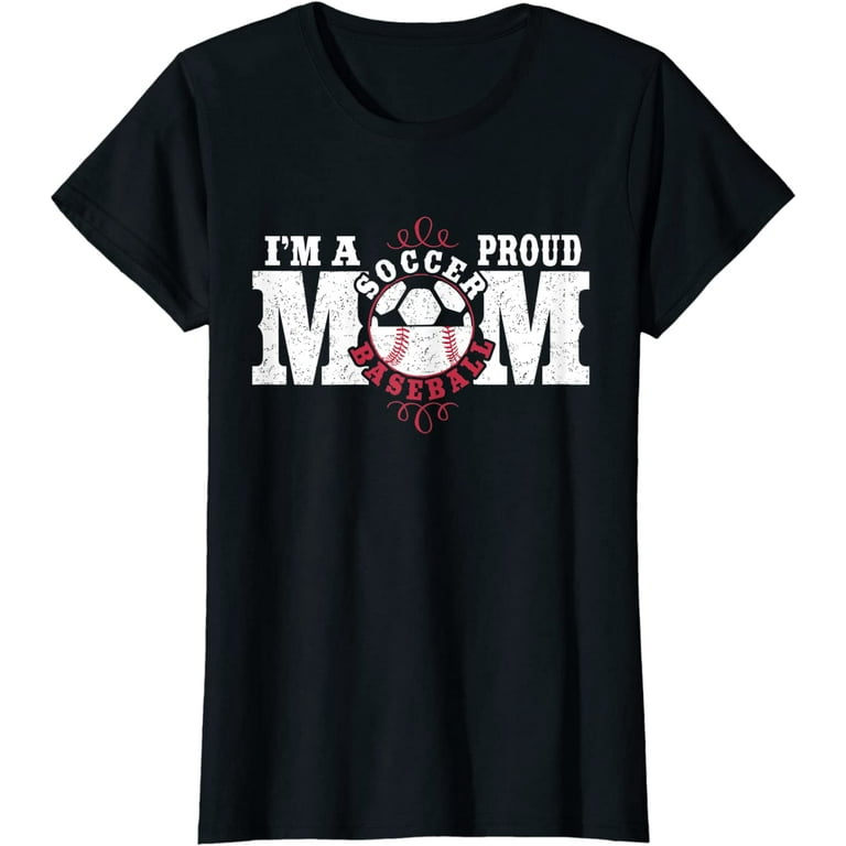 Proud Baseball Mom Sports T-Shirt Proud Baseball Mom Sports T-Shirt
