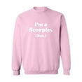 thumbnail image 1 of I'm a Scorpio. (Duh.) Crewneck Sweatshirt, 1 of 3