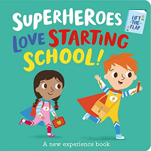 Pre-Owned Superheroes Love Starting School! (Hardcover) by Katie Button, Kasia Dudziuk