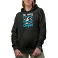 thumbnail image 1 of I'm a Surfer, I Love Surfing, Surfing Is Smart, Be a Surfer, Black Hooded Sweatshirt or Hoodie, Small, 1 of 5