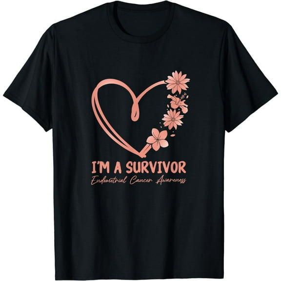I'm a Survivor. Endometrial Cancer Awareness T-Shirt