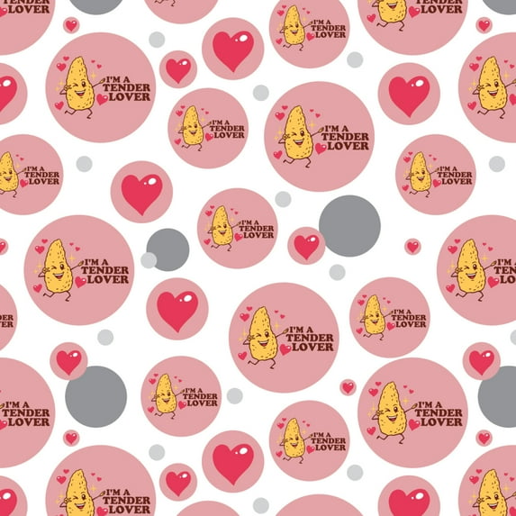 I'm a Tender Lover Chicken Nugget Funny Humor Premium Gift Wrap Wrapping Paper Roll
