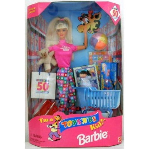 I'm a Toys R Us Kid Barbie Doll 50th Anniversary 1997 Mattel 18895 NEW ...