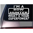 thumbnail image 1 of I'm a bowhunter sticker decal *E113* hunting deer scent stand camo treestand, 1 of 1