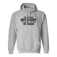 thumbnail image 1 of I'm actually not funny Adult Hooded Sweatshirt, 1 of 3