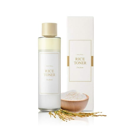 [I'm from] Rice Toner 5.07 fl oz (150ml) | 77.78% Rice Extract, Glow Essence with Niacinamide, Hydrating for Dry Skin, Vegan