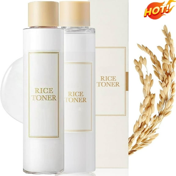 I'm from Rice Toner for Sensitive Skin, Rice Extract, Glow Essence with Niacinamide, 5.07 Fl Oz, 2 PC