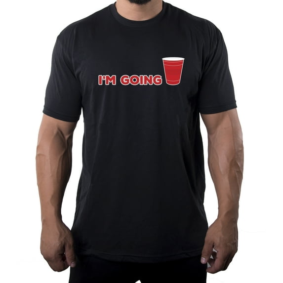 I'm going solo men's beer shirt, Funny T-shirts for Men, Graphic Tees - Black MH200FUN S7 3XL