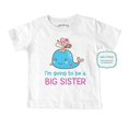 thumbnail image 1 of I'm going to be a Big Sister (whale3) - wallsparks cute & funny Brand - Soft Infant & Toddler Shirt - Surprise Baby birth pregnancy announcement, 1 of 3