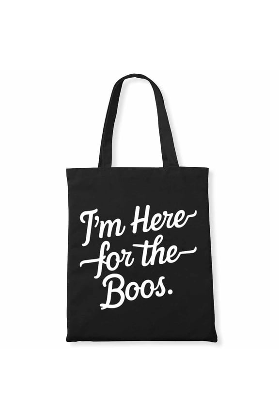 I'm here for the boos. Spooky Teacher Cute Halloween Canvas Bag 1Pc
