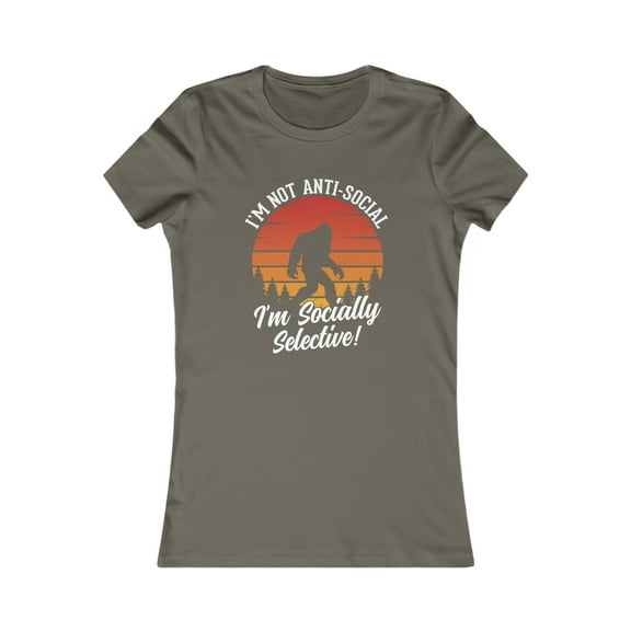 I'm not antisocial Women's Favorite Tee