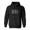 thumbnail image 1 of I'm silently judging your font choice Adult Hooded Sweatshirt, 1 of 3