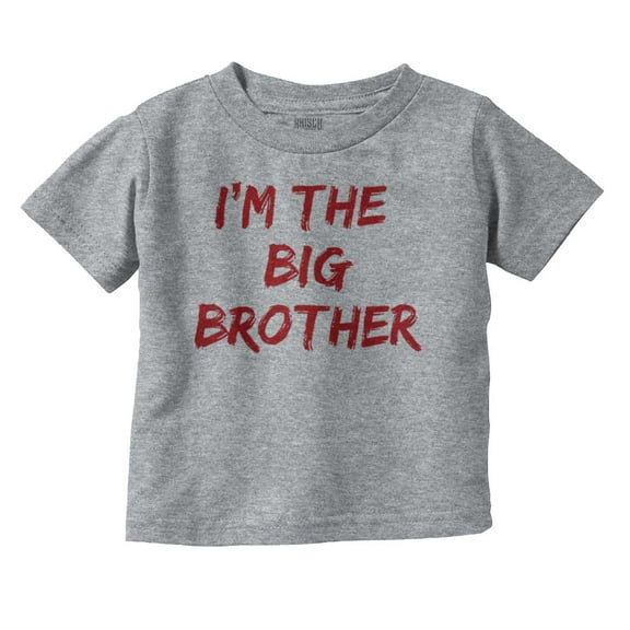 I'm the Big Brother Siblings Youth T Shirt Tee Boys Infant Toddler Brisco Brands 2T