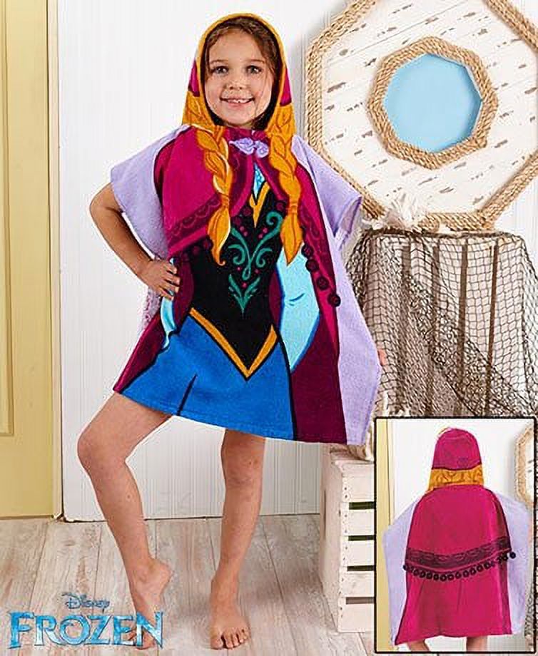 I m the Character Hooded Towels Disney Frozen Anna Walmart