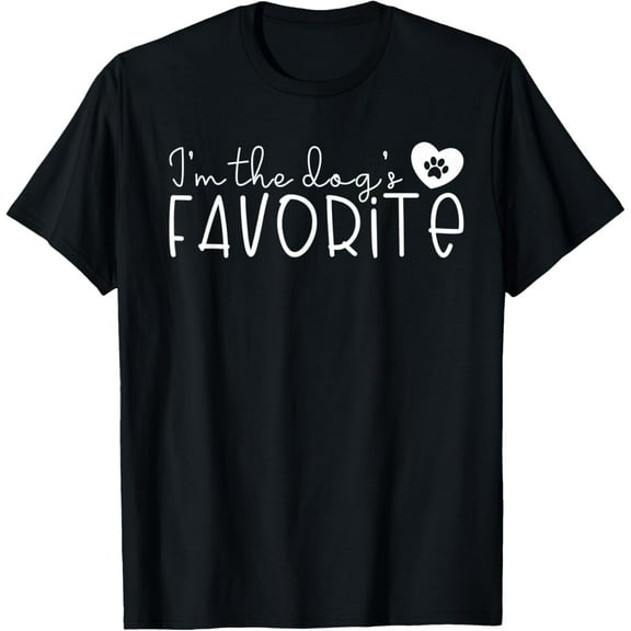I'm the Dog's Favorite Cute Dog Mom Dad Pet Lover T-Shirt
