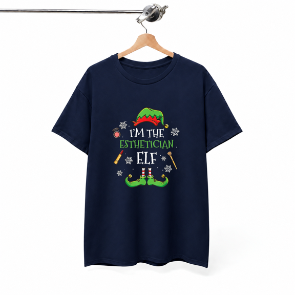 I'm the Esthetician Elf Christmas Skincare Professional Top Unisex T-Shirt,S-5XL